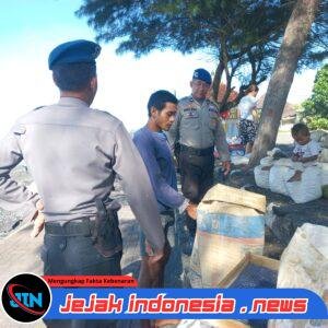 Patroli Pesisir Pantai Masceti, Polairud Gianyar Pastikan Situasi Aman dan Kondusif