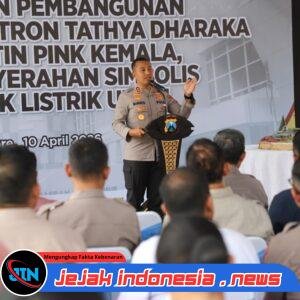 *_Outdoor_ Videotron, Kantin Pink Kemala, hingga Gerobak Listrik UMKM, Lengkapi Peresmian Fasilitas Baru di Polres Kediri*
