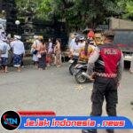 Polsek Dawan Laksanakan Pengamanan di Pura Goa Lawah, Arus Lalu Lintas Terkendali.