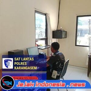 Pelayanan Samsat Drive Thru Polres Karangasem