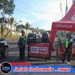 Satuan Lalulintas Polres Karangasem Laksanakan Pengamanan Ida Betara Turun Kabeh