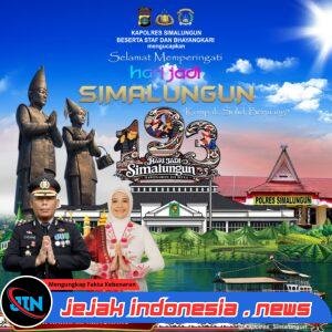 Kapolres Simalungun Akbp Marganda Aritonang Beserta Bhayangkari Sampaikan Ucapan Selamat Hari Jadi Simalungun Ke-193: “Kompak, Solid, Berjuang — Habonaron Do Bona”