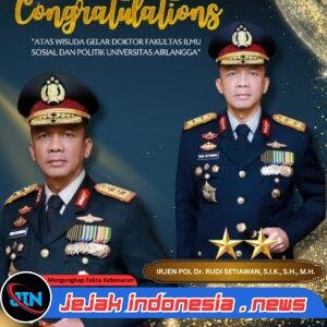 Ketua Umum PW-FRN Agus Flores Beri Apresiasi atas Gelar Doktor Kapolda Jabar Irjen Pol. Dr. Rudi Setiawan