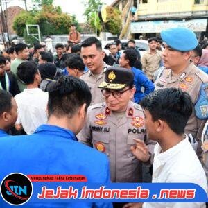 *Wakapolda Jambi Duduk Bersama Pendemo, Tegaskan Komitmen Transparasi dan Penegakan Hukum*