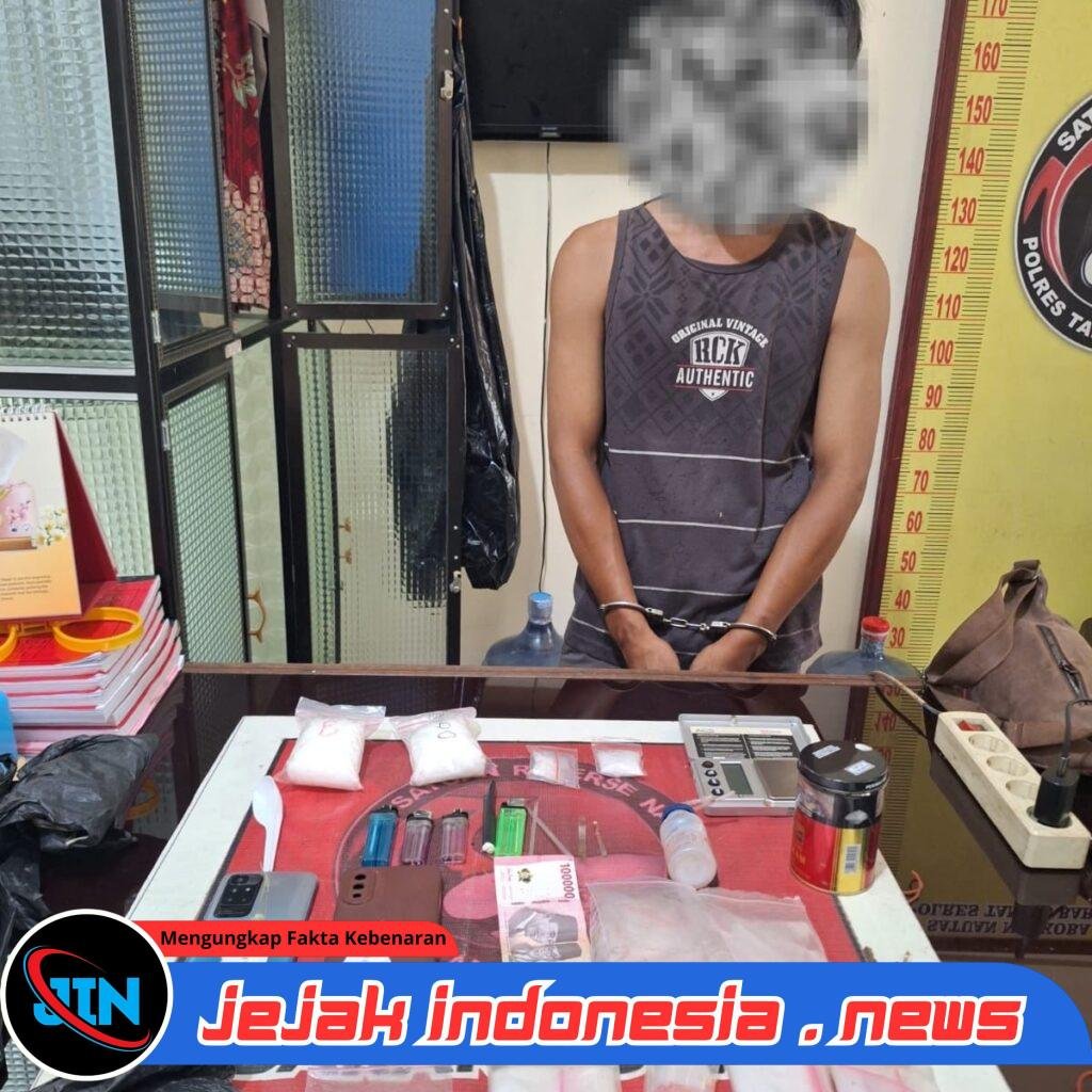 Polres Tanjab Barat Gagalkan Peredaran 0,2 Kg Shabu, Dua Pengedar di Batang Asam Diringkus