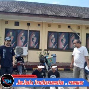 Polsek Cikande Tangkap Dua Pelaku Curanmor Saat Hendak Jual Motor Hasil Curian