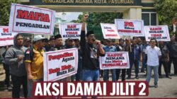 Aksi Jilid II Menggema: Aliansi Poros Tengah Tantang Wibawa Pengadilan Agama Kota Pasuruan