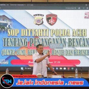 Sat Tahti Polres Lhokseumawe Ikuti Supervisi Dit Tahti Polda Aceh, Perkuat SOP Evakuasi Tahanan Saat Bencana