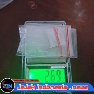 Polsek Bandar Huluan Berhasil Gerebek Rumah Kosong, Dua Tersangka Penyalahguna Sabu Diringkus Beserta 2,69 Gram Barang Bukti