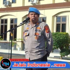 Kasi Propam Polres Lhokseumawe Ingatkan Personel Disiplin dan Patuhi Aturan Saat Apel Pagi