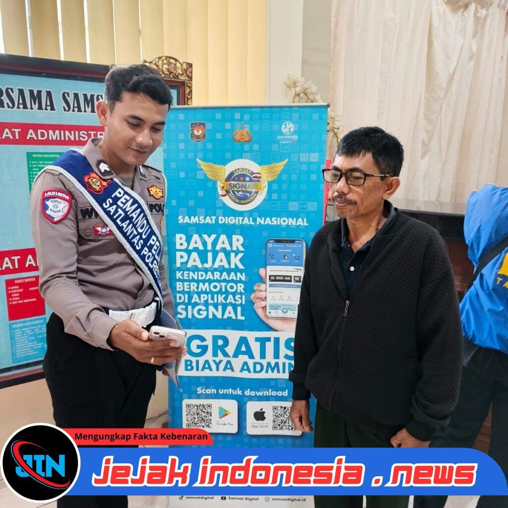 Polres Karangasem  Terus Gencarkan Aplikasi Signal Samsat, Permudah Layanan Pajak bagi Masyarakat
