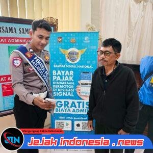 Polres Karangasem  Terus Gencarkan Aplikasi Signal Samsat, Permudah Layanan Pajak bagi Masyarakat