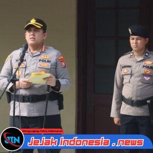 Kapolresta Serang Kota Pimpin Upacara Serah Terima Jabatan Pejabat Utama dan Kapolsek Jajaran