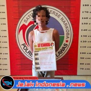 Satresnarkoba Polres Palas Tangkap Seorang Pengedar dengan Barang Bukti Sabu
