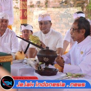 Kapolres Karangasem Hadiri Ritual Penyucian Keris Pusaka di Puri Agung Karangasem