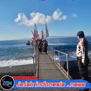Polairud Polres Klungkung Laksanakan Pengamanan di Pelabuhan Kusamba.