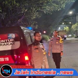 Polsek Cibeber Gencarkan “Blue Light Patrol” di Jam Rawan, Sasar Balap Liar dan Kejahatan Jalanan