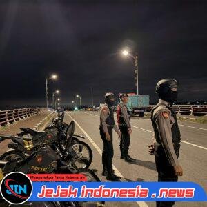 Raimas Polres Klungkung Rutin Pantau Jembatan Merah, Cegah Balap Liar.