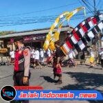 Pengamanan Polsek Blahbatuh Dalam Prosesi Nunas Tirta Ning / Mapeed Krama Desa Adat Pering