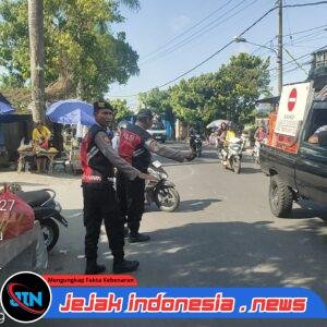 Patroli Presisi Sat Samapta Polres Gianyar Sambangi Pasar Rakyat Samplangan, Situasi Aman dan Kondusif