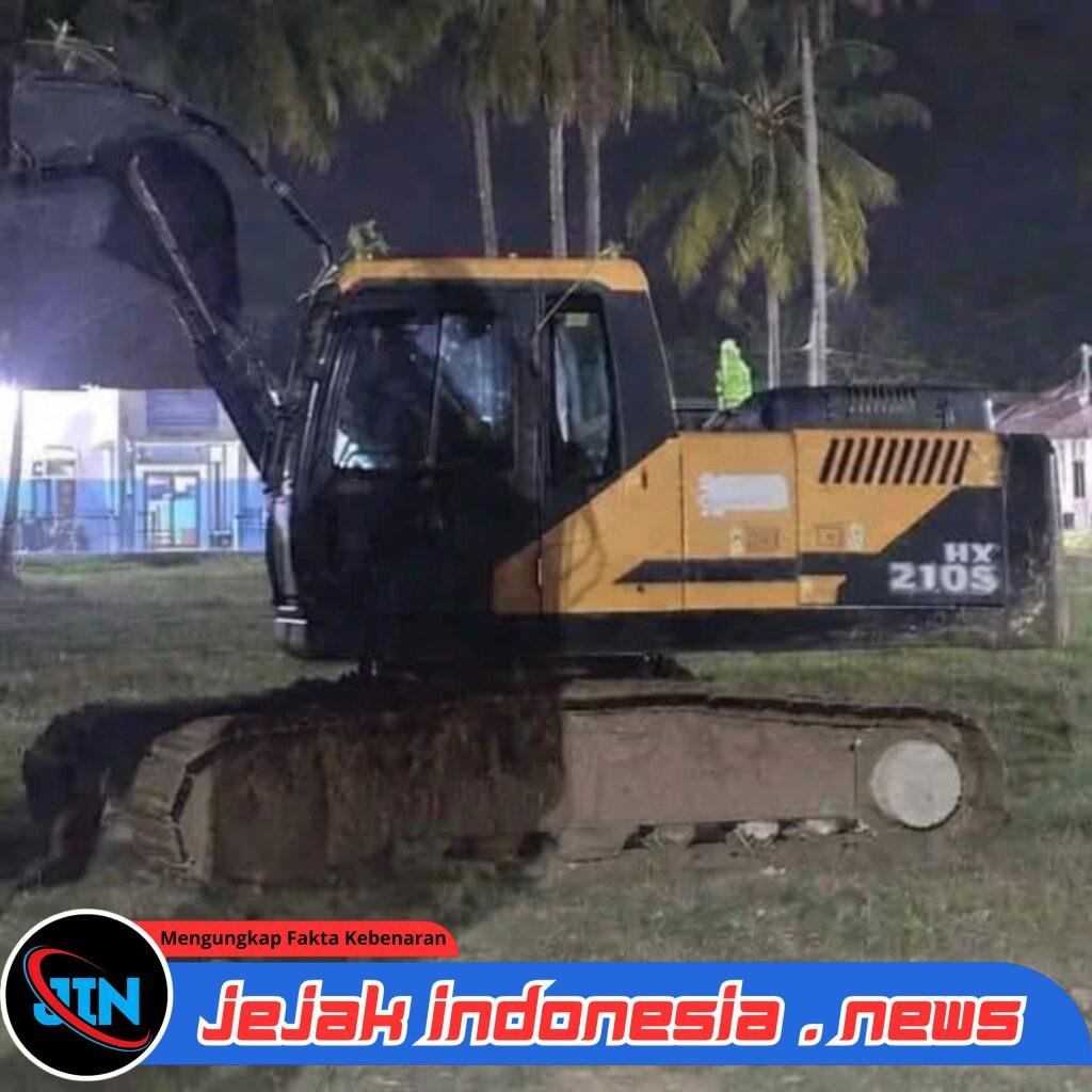 Polres Pohuwato Amankan Alat Berat di Lokasi Tambang Emas Ilegal Desa Hulawa