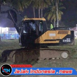 Polres Pohuwato Amankan Alat Berat di Lokasi Tambang Emas Ilegal Desa Hulawa