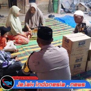 *Hadir di Tengah Duka, Polsek Peureulak Barat Tunjukkan Kepedulian*