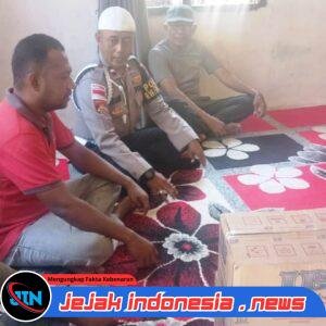 *Sentuhan Humanis Polsek Peureulak Barat Hadir di Tengah Duka Warga*