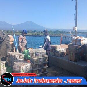 Satpolairud Polresta Banyuwangi Giat Patroli Pengecekan Bongkar Muat Di Dermaga Pelabuhan Boom Banyuwangi