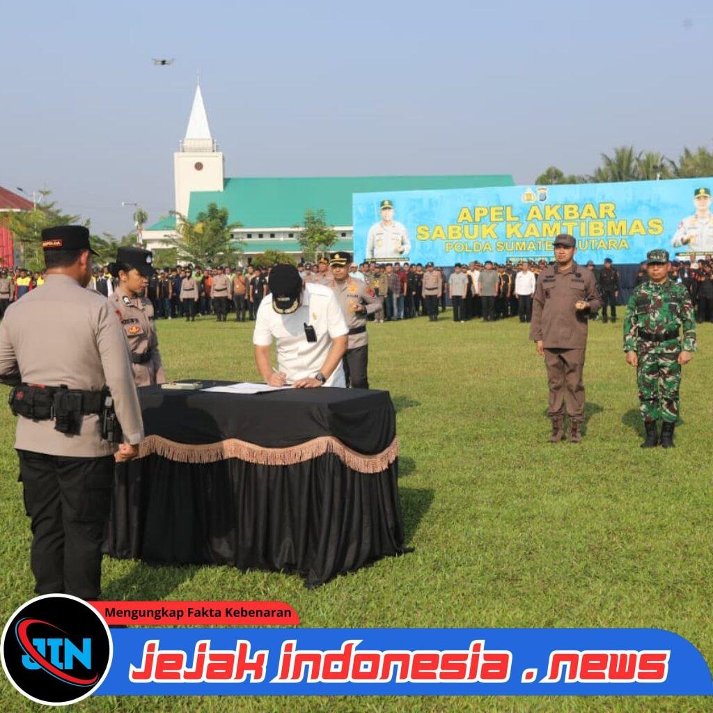 Kapolres Simalungun Hadiri Apel Akbar Sabuk Kamtibmas Polda Sumut: Wujud Nyata Sinergitas Polri Dan Masyarakat Jaga Stabilitas Keamanan