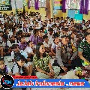 *Bhabinkamtibmas dan Babinsa Singakerta Menghadiri Acara HUT Sekolah SD Negeri 6 Singakerta Menjalin Sinergitas Dengan Siswa*