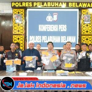 Empat Bulan, 320 Kasus Dibongkar: Polres Belawan Sikat Narkoba dan Kejahatan Jalanan