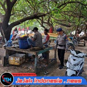 Patroli Dialogis Sat Polairud Sambangi Pesisir Pusong Baru, Nelayan Diimbau Utamakan Keselamatan Melaut