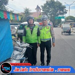 *Program “Polantas Menyapa” Polres Binjai Ajak Warga Tertib Lalu Lintas Cegah Kecelakaan*
