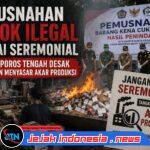 Pemusnahan Rokok Ilegal Dinilai Seremonial, Aliansi Poros Tengah Desak Penindakan Menyasar Akar Produksi