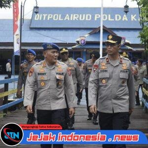 Kunjungi Mako Ditpolairud, Wakapolda Kalteng Tekankan Personel Jauhi Judi Online dan Jaga Integritas di 11 Aliran Sungai