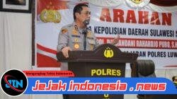 Kapolda Sulsel Berikan Pengarahan kepada Personel Polres Luwu Utara, Tekankan Profesionalitas dan Disiplin Anggota