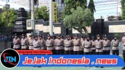 Polresta Banyuwangi Gelar Simulasi Sispam Mako dan Latihan Dalmas, Antisipasi May Day 2026