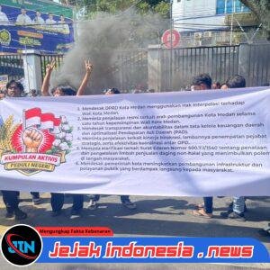 Medan Membara Ratusan Massa ‘Geruduk’ DPRD, Desak Hak Interpelasi Terhadap Wali Kota Rico Waas