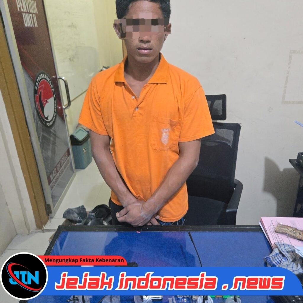 POLRES BATU BARA LAKSANAKAN GEREBEK SARANG NARKOBA, DUA PELAKU DIAMANKAN