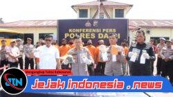 Polres Dairi Paparkan Hasil Ungkap Kasus Narkoba Sejak Bulan Januari, 43 Tersangka Turut Diamankan