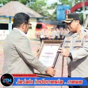Tangani Kasus Viral Secara Humanis, Polres Langkat Raih Penghargaan Komnas PA