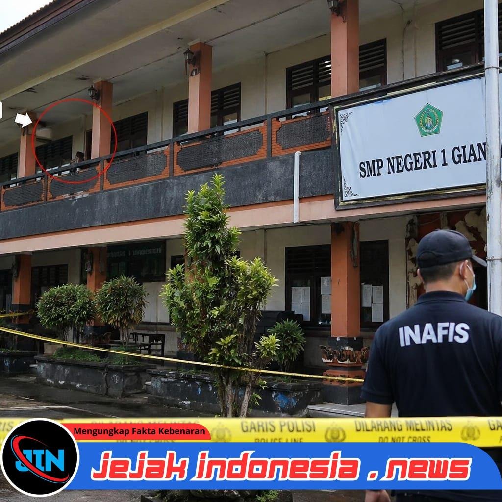 Detik-Detik Mencekam di SMP 1 Gianyar: Siswa Kelas 7 Terjatuh dari Lantai Dua Usai Didorong, Korban Alami Patah Tulang