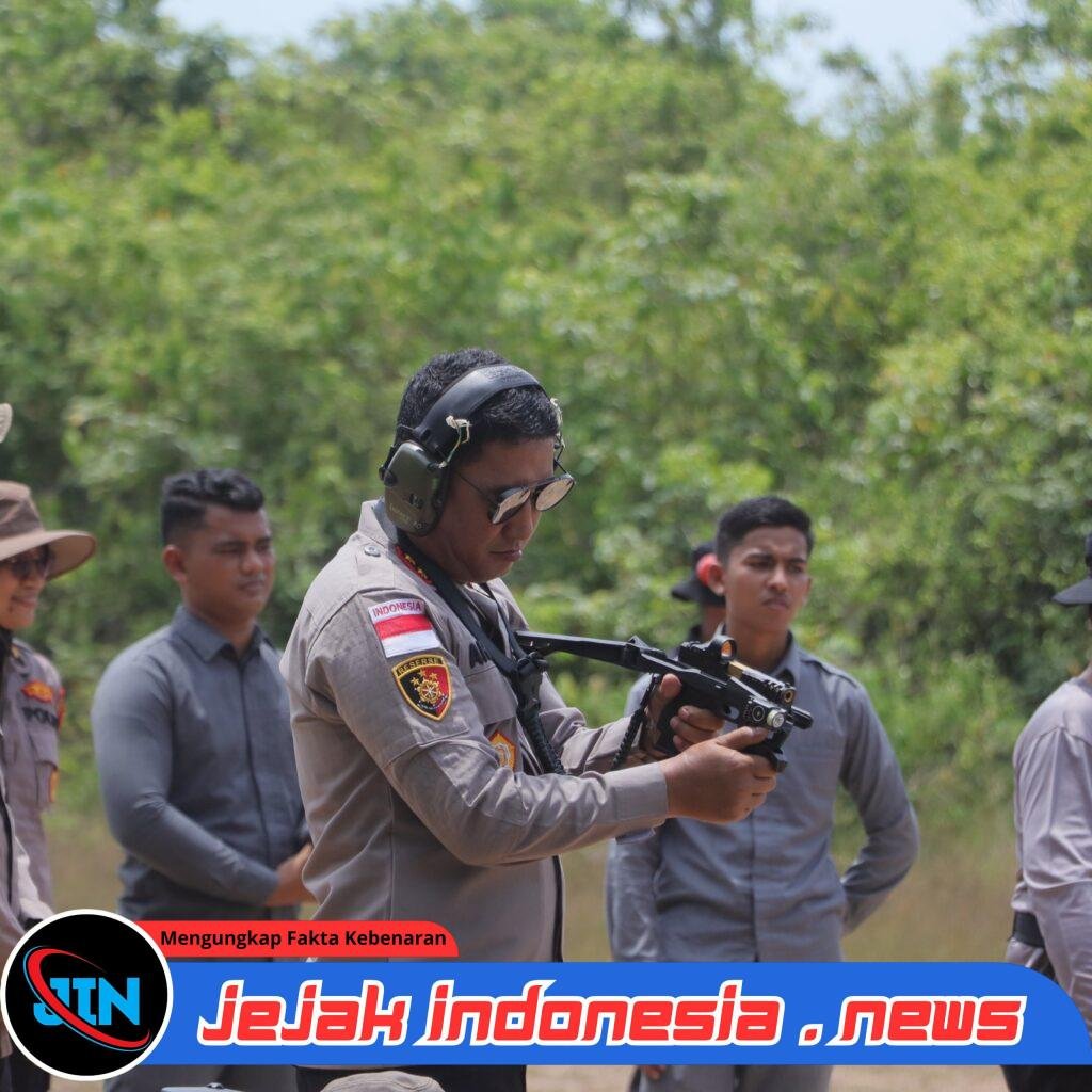 Kapolres Lhokseumawe Pimpin Latihan Menembak, Asah Profesionalisme dan Kesiapsiagaan Personel