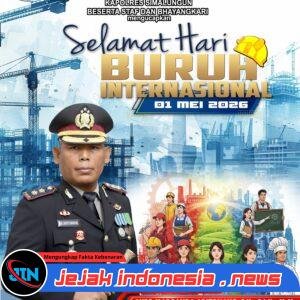 Polres Simalungun Ucapkan Selamat Hari Buruh Internasional 2026, Tegaskan Komitmen Jaga Kamtibmas dan Dukung Kesejahteraan Pekerja