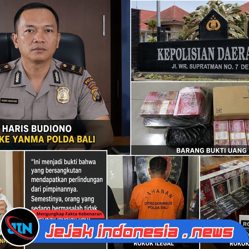 Dugaan Atensi Rokok Ilegal Menguat, Ipda Haris Budiono Justru Dapat Jabatan Baru di Yanma Polda Bali