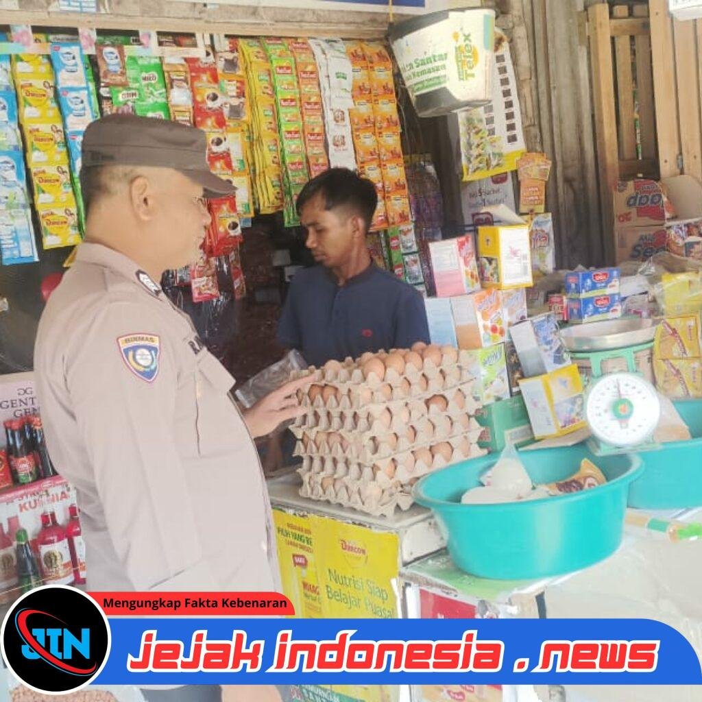 Patroli dan Monitoring Pasar Tradisional, Polsek Muara Satu Cegah Guantibmas dan Pastikan Stabilitas Harga