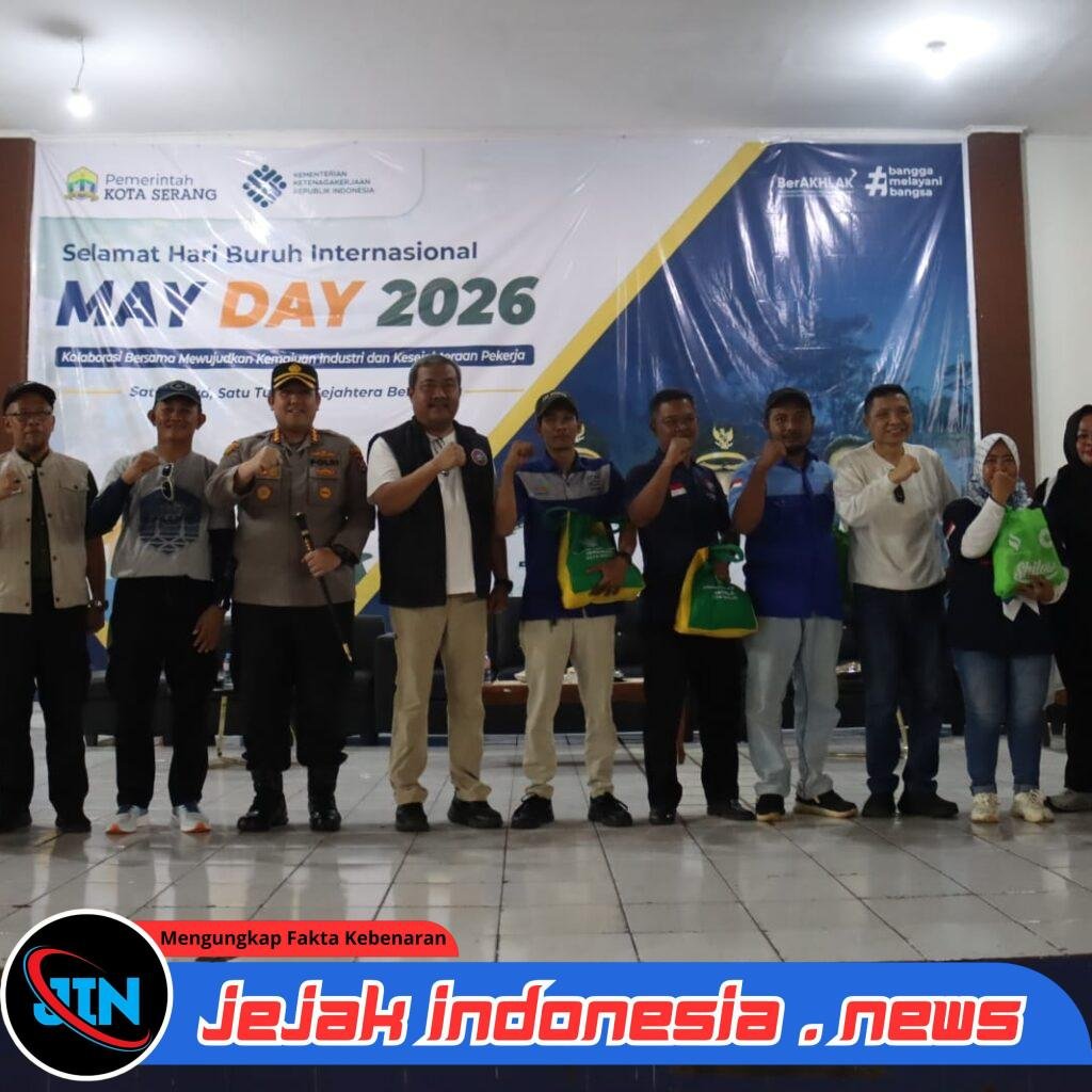 Kapolresta Serang Kota Hadiri Peringatan May Day 2026 di GOR Ciceri