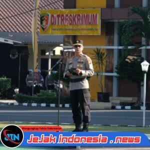 *Pesan Wakapolda Babel Saat Pimpin Apel Pagi : Respon Cepat Laporan Masyarakat-Hindari Pelanggaran*