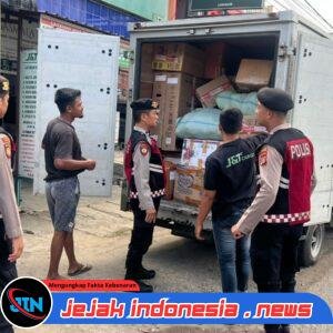 Patroli Kota Presisi Sat Samapta, Wujudkan Rasa Aman di Pusat Perdagangan Lhokseumawe